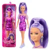Barbie Fashionistas-Puppe, zierlich, lange, violette Haare Produktbild-Vorschau 9