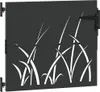 vidaXL Gartentor Schwarz 85 x 100 cm Pulverbeschichteter Produktbild-Vorschau 3