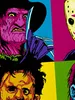 style3 Pop-Art Grusel Herren T-Shirt freddy jasonn michael Produktbild-Vorschau 2