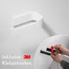 Bürstenking Toilettenpapierhalter ohne Bohren – moderner Produktbild-Vorschau 4
