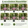 2er Set Solar Springbrunnen Schwimmender Teichbrunnen Lotus Produktbild-Vorschau 6