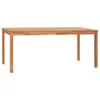 vidaXL Tavolo da pranzo da giardino 180x90x77 cm in legno Anteprima dell’immagine prodotto 8