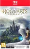 The image shows the cover art for the Nintendo Switch game Hogwarts Legacy, featuring Hogwarts castle and a character riding a mythical creature. Produktbild-Vorschau
