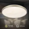 LED Deckenlampe Deckenleuchte Wohnzimmer Flur Marmoroptik Produktbild-Vorschau 2