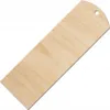 Ovales Lesezeichen aus Holz - 15x5 cm - Dekor Produktbild-Vorschau 1