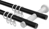 Interdeco Gardinenstange / Vorhangstange Schwarz / Produktbild-Vorschau 3