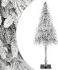 vidaXL Sapin de Noël artificiel avec support Blanc 86 x 86 Voir les images du produit 6
