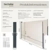 tectake® Doppel-Seitenmarkise 160 x 600 cm ausziehbar, mit Produktbild-Vorschau 5