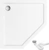 Sprchová vanička Rea DIAMOND White 90x90 Náhľad obrázku produktu 9