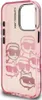 A pink phone case with a graphic print of cartoon characters and a cat, all wearing sunglasses. Anteprima dell’immagine prodotto