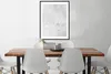MuchoWow® Gerahmtes Poster Marmor - Textur - Grau - Produktbild-Vorschau 3