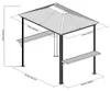 Sojag Ventura 58 Aluminium Grillpavillon mit Seitenablagen Produktbild-Vorschau 5