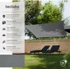 Voile d’ombrage SUNNY - 3 x 5 m, gris Voir les images du produit 2
