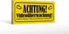 Holzschild Hinweis 27x10cm Achtung Videoüberwachung Produktbild-Vorschau 2