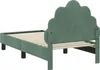 vidaXL Sommier de lit d'enfant avec tête de lit vert mer 70 Voir les images du produit 7