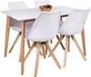 Voos Esszimmertisch 70 x 120 cm in weiss und natur. Produktbild-Vorschau 4