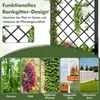 COSTWAY Blumenkasten, Hochbeet mit Rankgitter, Spalier aus Produktbild-Vorschau 4