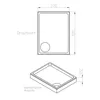 Schulte Duschwanne 120x80 cm, Weiß, Modell Cala - Produktbild-Vorschau 4