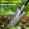 Vigevee 1 Stück Schwarzer Klappspaten 119 cm, 2 in 1 Produktbild-Vorschau 5