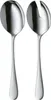 A pair of salad servers, one solid spoon and one slotted spoon, are displayed against a white background. Produktbild-Vorschau