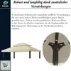 freigarten.de Wymienny dach do altany 3x4 metry Wodoodporny Podgląd zdjęcia produktu 3