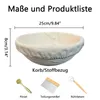 Gärkörbchen rund Starterset Ø 25 cm, Brotkorb für Teige und Produktbild-Vorschau 4