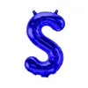 Folienballon Buchstabe S, blau, ca. 40 cm, für Náhled obrázku produktu 1