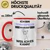 Tennisspieler Geschenk Tasse Lustiger Spruch Ich Bin Produktbild-Vorschau 3
