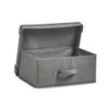 Zeller Aufbewahrungsbox mit Deckel, faltbar, grau, 33 x 28 Produktbild-Vorschau 2