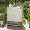 COSTWAY Pflanztisch, Gartenschrank mit Arbeitsplatte, Produktbild-Vorschau 2