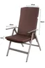 Stuhlkissen 6er set | Sitzkissen 110x47x4cm Braun | Produktbild-Vorschau 2