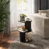 Stolik pomocniczy Vicco Trino Czarny 40 x 40 cm, Model Podgląd zdjęcia produktu 3