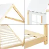 Dětská postel 'Tostedt' polootevřená 90x200cm dřevo/bílá Náhled obrázku produktu 7