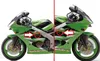 Kawasaki Zx6R Zx9R Ninja 1998-2002 - Crash Pads Protectors Produktbild-Vorschau 4