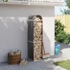 vidaXL Koš na dřevo antracit 40x45x170 cm Pozinkovaná ocel Náhled obrázku produktu 2