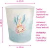itenga Papierkorb für Kinder - Motiv Axolotl  - ca. 11 Produktbild-Vorschau 2