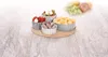 Quatre bols en porcelaine sur un plateau en bambou pour Voir les images du produit 6