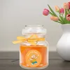 Duftkerze im Bonbonglas "Comic", Duft: Honigmelone ( Orange Produktbild-Vorschau 3