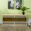 PawHut Terrarium für Reptilien Reptil Fütterungsbox mit Produktbild-Vorschau 8