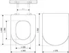 Geberit WC-Sitz Renova mit Deckel Scharniere Edelstahl weiß Anteprima dell’immagine prodotto 19