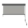 A gray roller blind with a crank mechanism, presented against a white background. Náhled obrázku produktu