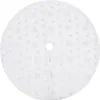vidaXL Couverture de luxe pour arbre de Noël Blanc 122 cm Voir les images du produit 1
