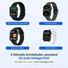 Siltcon® Smartwatch Pro Herren & Damen Schwarz – Produktbild-Vorschau 3