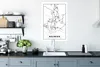 MuchoWow® Wandtattoo Wandsticker Wandaufkleber Stadtplan - Produktbild-Vorschau 4