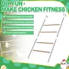 A marketing image for a chicken fitness ladder, showing the product components and features. Náhled obrázku produktu