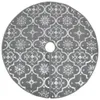 vidaXL Luxusná deka na vianočný stromček s ponožkou Grey 90 Náhľad obrázku produktu 3