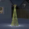 vidaXL LED Weihnachtsbaum 275 LEDs Warmweiß 180 cm Produktbild-Vorschau 2