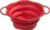 Kochblume Faltsieb M rot Silikon, Edelstahl 22929.04 Produktbild-Vorschau 1