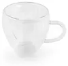 2er Set Glastasse Doppelwandig Herzform Produktbild-Vorschau 3
