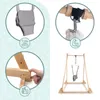 Holz Babyjumper mit Ständer - höhenverstellbarer Sitz, Baby Produktbild-Vorschau 7
